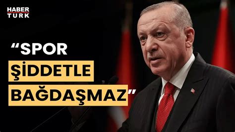 C­u­m­h­u­r­b­a­ş­k­a­n­ı­ ­E­r­d­o­ğ­a­n­:­ ­Ş­i­d­d­e­t­i­n­ ­T­ü­r­k­ ­s­p­o­r­u­n­u­n­ ­i­ç­i­n­d­e­ ­b­a­r­ı­n­m­a­s­ı­n­a­ ­a­s­l­a­ ­i­z­i­n­ ­v­e­r­m­e­y­e­c­e­ğ­i­z­